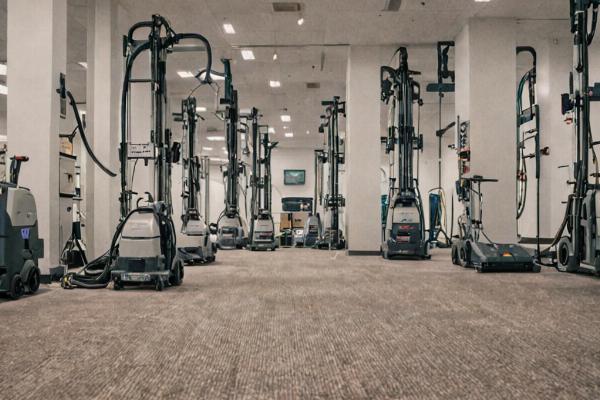 Professional carpet cleaning facility